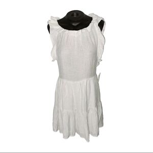 Sweet Wanderer Women's Medium White Comfy Flowy Cute Dress NWT B38#6